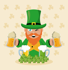 Saint patricks day vector illustration graphic design