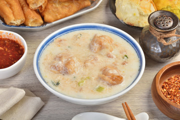 Traditional Taiwanese breakfast -  salted soya bean milk