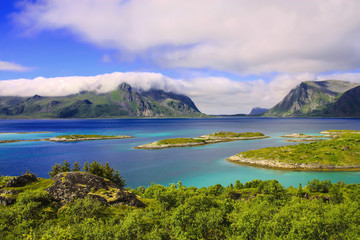 The beauty of the untouched seashore, Norway