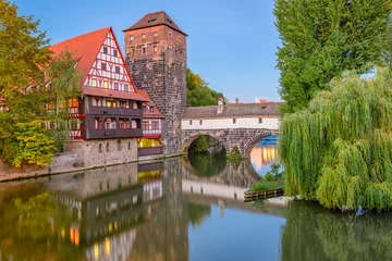 Nürnberg, Deutschland an der Brücke des Henkers. © SeanPavonePhoto