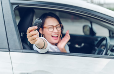 Asian women are very happy.