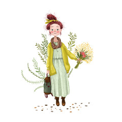 Spring girl