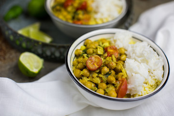 Leckeres Rezept Kichererbsencurry 