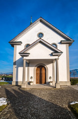 The enchanting ancient village of Busskirch on the shores of the Zurich Lake, Rapperswil-Jona, Sankt Gallen, Switzerland