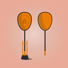 Talipot fan (monk buddhist fan) 