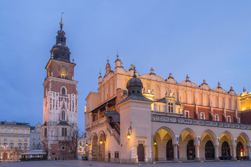 Naklejka na ściany i meble Old City of Krakow in the morning