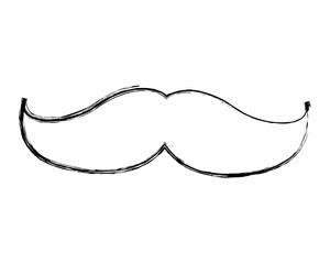 mustache vintage trend hipster style