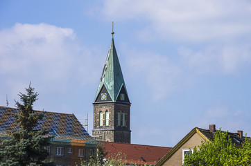 Obraz premium Village Church of Radibor, Germany