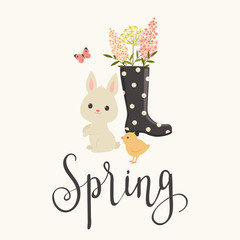 Spring concept vector illustration
