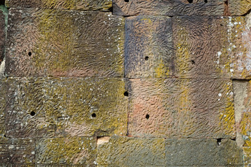 old stone wall texture or background