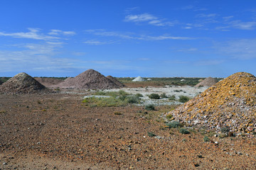 Fototapeta na wymiar Australia, Coober Pedy, opal mining