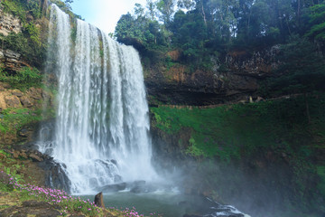 Dambri waterfall - in Lam Dong Vietnam
