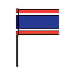 thailand flag official national symbol