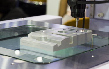  aluminum machined parts inspected dimension by CMM