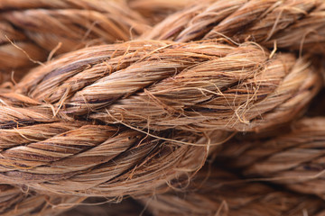 The texture of the rope