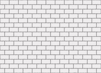 Fototapeta premium White brick wall seamless pattern