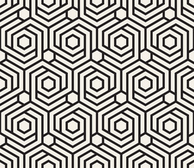 Vector seamless pattern. Modern stylish abstract texture. Repeating geometric tiles