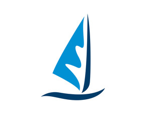 Yacht, Sailboat, And Sail Logo