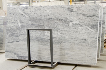 Large marble plates. Uludag white marbles. Real natural marble stone texture and surface background.