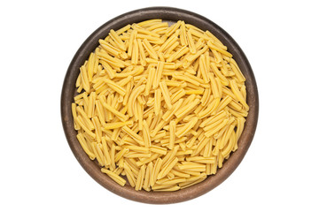 pasta on a ceramic plate