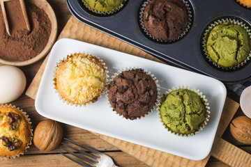 Muffin Cake, tea cake, chocolate cake, walnut cake,