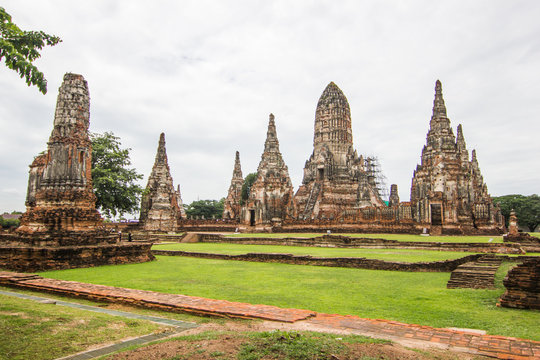 Wat Chaiwatthanaram is a Buddhist temple in the city of Ayutthaya Historical Park, Thailand