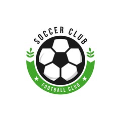 Soccer Football Club Logo Vector Template