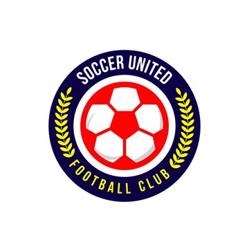 Soccer United Football Club Logo Vector Template