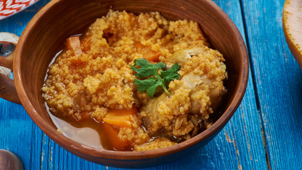 Moroccan Chicken And Couscous Soup