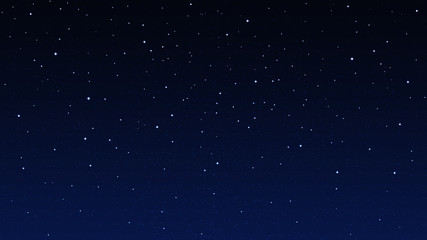 Fototapeta na wymiar Night starry sky, dark blue space background with stars