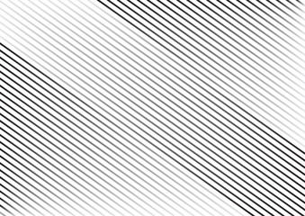 Striped background with black parallel diagonal lines. Vector illustration - obrazy, fototapety, plakaty