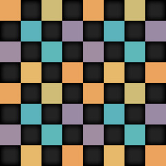 Colorful Abstract geometric Seamless background.