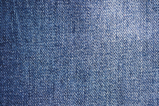 Blue Fabric Jeans Background Texture