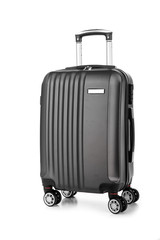 Travel suitcase isolated on white background