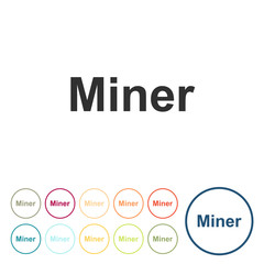 Runde Schaltflächen - Bergmann