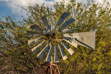 Viejo molino de viento 