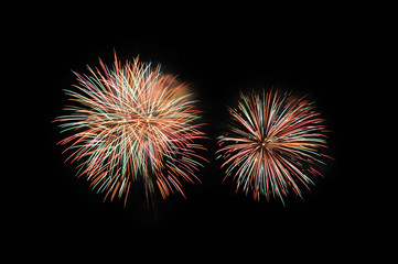 Fototapeta premium feu artifice fireworks