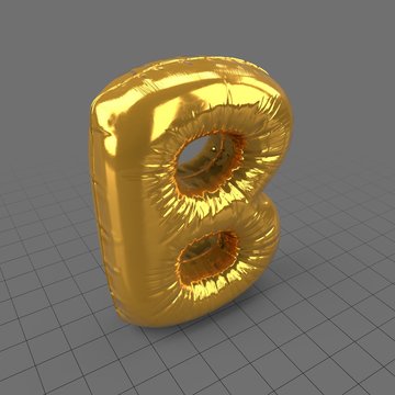 Foil balloon B letter