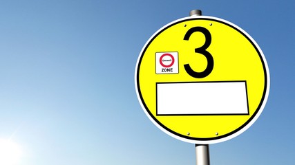 Schild Euro 3 - Abgasnorm