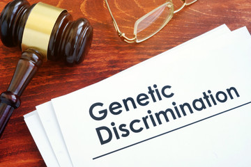 Papers about Genetic Discrimination and gavel.