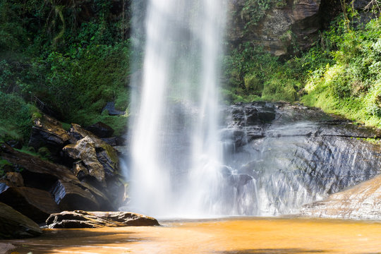 Waterfall close to Ibitipoca, MG, Brazil