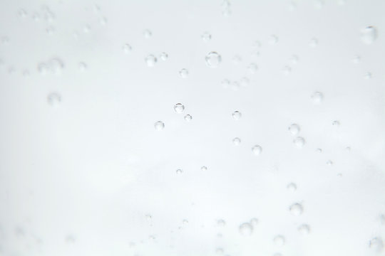 air bubbles in the water