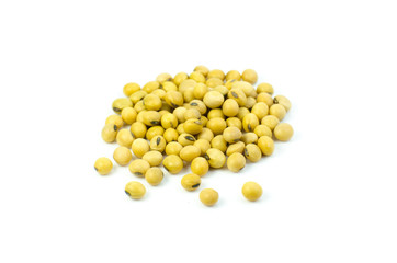 soybean isolate on white background