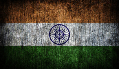 Abstract flag of India