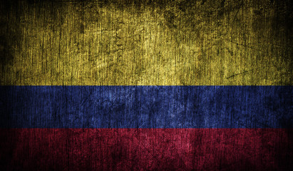 Abstract flag of Colombia