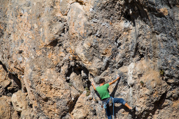 the rock-climber on 6A

