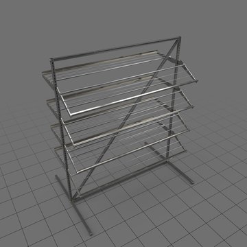 Metal display rack