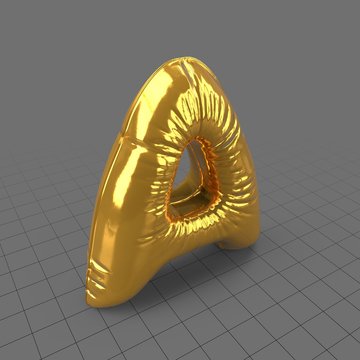 Foil balloon A letter