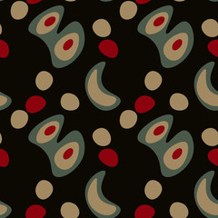 Terror in the dark seamless pattern. Suitable for screen, print and other media.