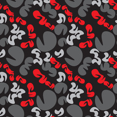 Creatures bird eye view seamless pattern. Suitable for screen, print and other media.